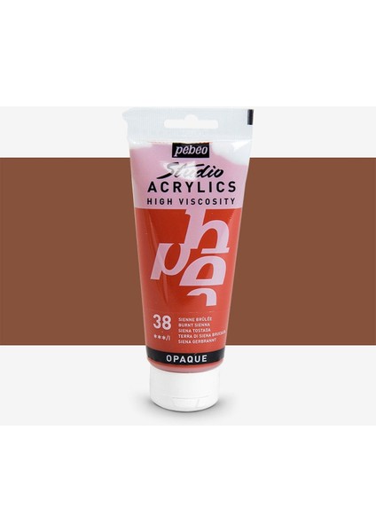 Akrilik Boya Studio 100ML Burnt Sienna 38