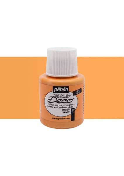 Deco Mat Ahşap Boya 110ML Şişe Saumon (Salmon)