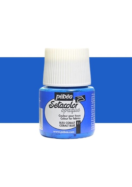 Setacolor Opaque Kumaş Boyası (Opak) 45ML Cobalt Blue 11