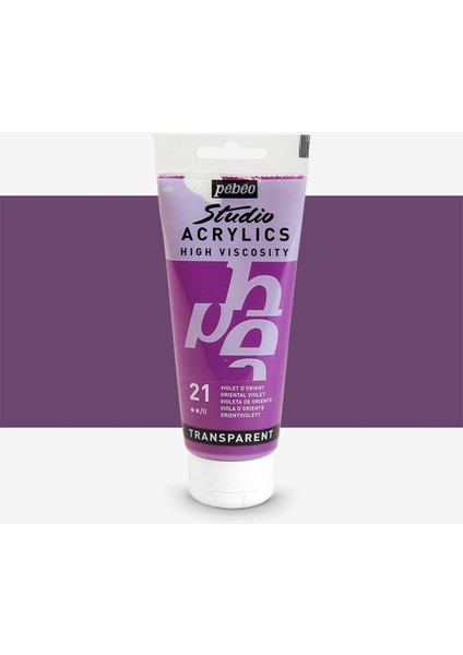 Akrilik Boya Studio 100ML Oriental Violet 21