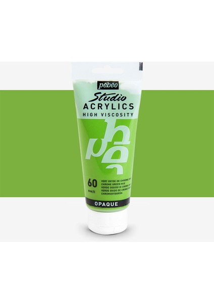 Akrilik Boya Studio 100ML Chrome Green 60