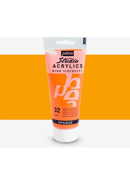 Akrilik Boya Studio 100ML Cadmium Orange 32