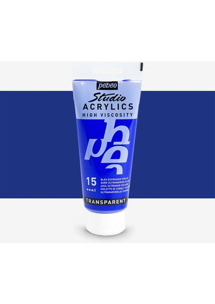 Akrilik Boya Studio 100ML Dark Ultramarine Blue 15