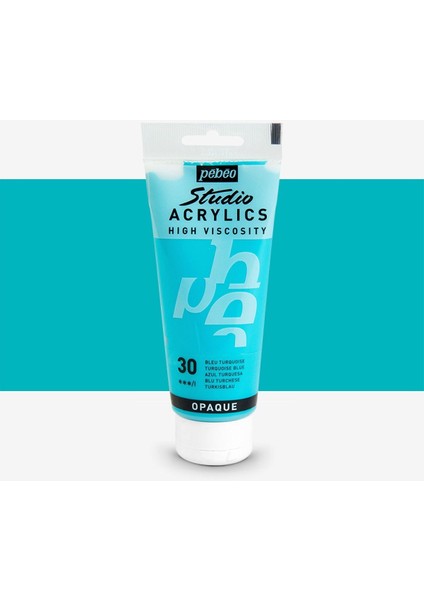 Akrilik Boya Studio 100ML Turquoise Blue 30