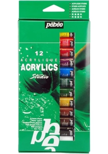 Akrilik Boya 12'li Set (12X12ML) fiyatları