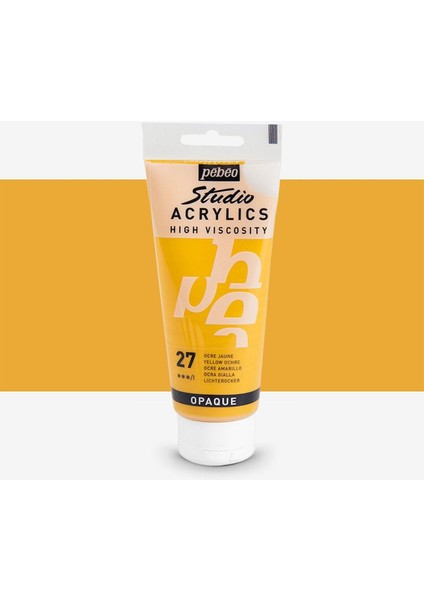 Akrilik Boya Studio 100ML Yellow Ochre 27