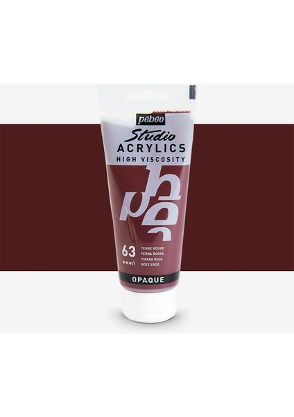 Akrilik Boya Studio 100ML Terra Rossa 63
