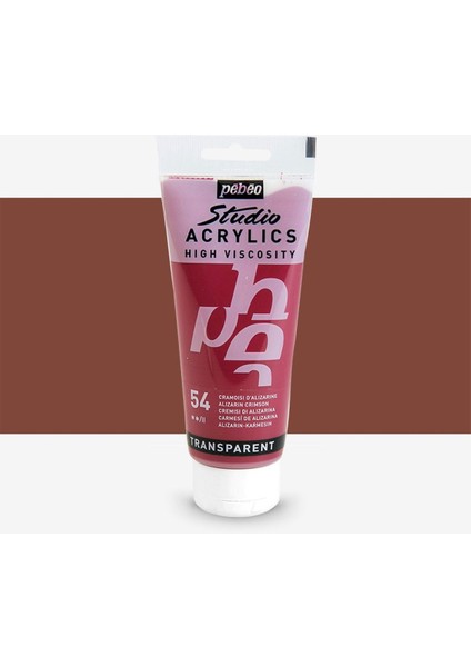 Akrilik Boya Studio 100ML Alizarin Crimson 54