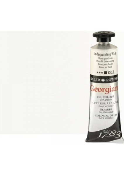 Georgian Yağlı Boya 38ML Underpainting White 003