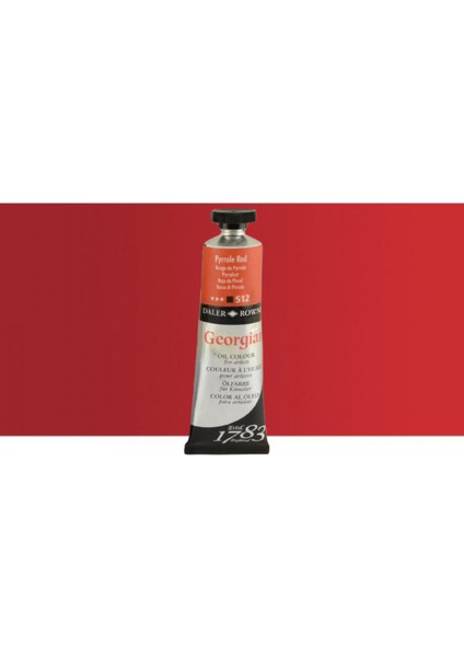 Georgian Yağlı Boya 38ML Pyrrole Red 512