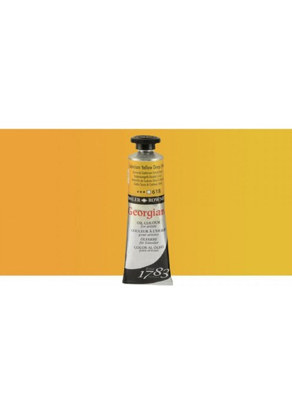 Georgian Yağlı Boya 38ML Cadmium Yellow Deep Hue 618