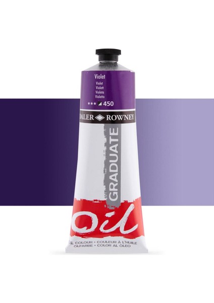 Graduate Yağlı Boya 200ML 450 Violet