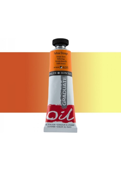 Graduate Yağlı Boya 38ML 631 Yellow Orange