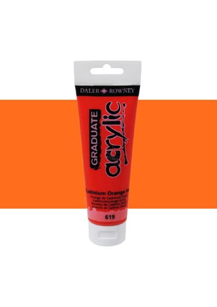 Graduate Akrilik Boya 120ML 619 Cadmium Orange Hue