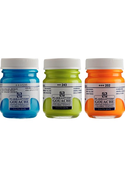Guaj Boya 50ML 9'lu Set - Gouache Paint fiyatları
