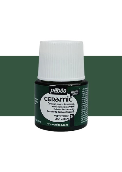 Seramik Boyası 45ML Leaf Green 27