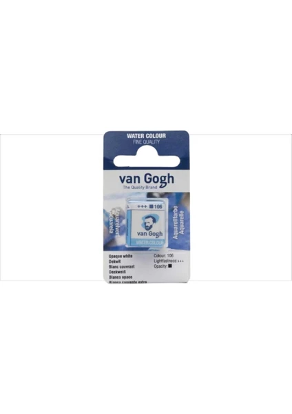 Van Gogh Sulu Boya Opaque White 106 (Yarım Tablet)