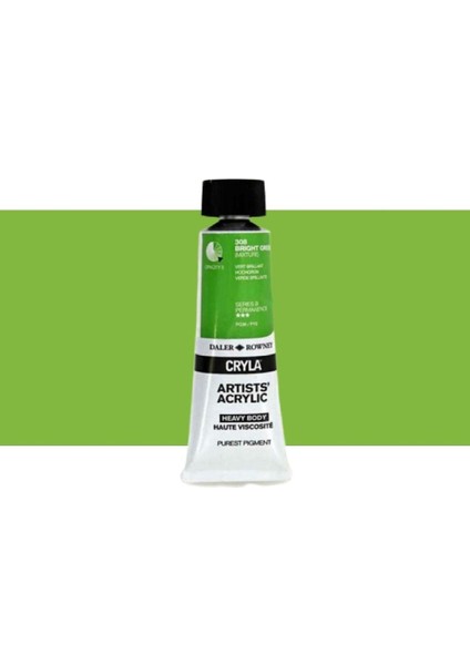 Cryla Heavy Body Artists' Akrilik Boya 75ML N:308 Bright Green