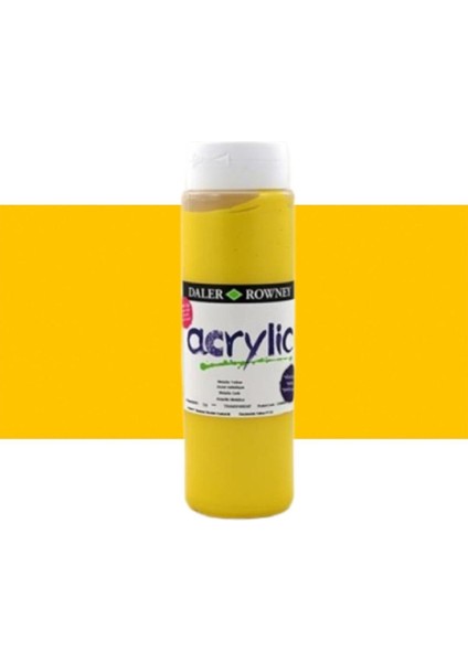 Graduate Akrilik Boya 500ML N:723 Metallic Yellow