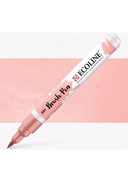Ecoline Suluboya Brush Pen Pastel Red 381