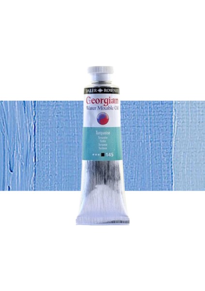 Georgian Water Mixable Oil Su Bazlı Yağlı Boya 37ML 145 Turquoise