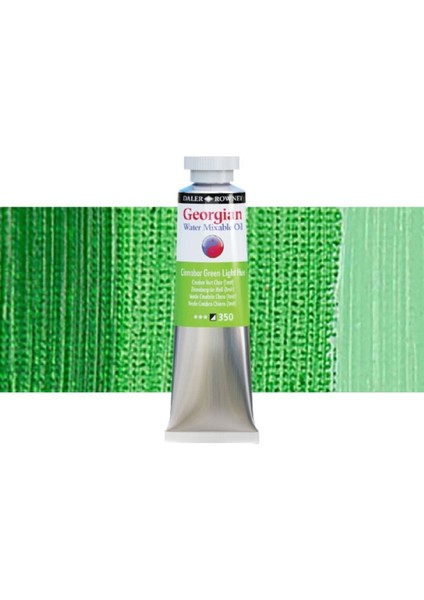Georgian Water Mixable Oil Su Bazlı Yağlı Boya 37ML 350 Cinnabar Green Light Hue