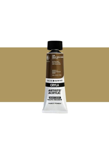 Cryla Heavy Body Artists' Akrilik Boya 75ML N:708 Pale Gold (Imit.)