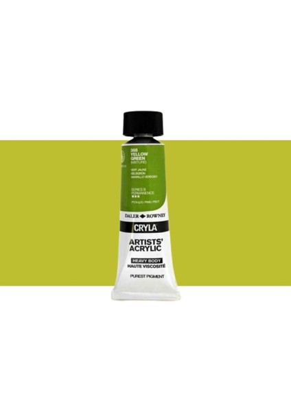 Cryla Heavy Body Artists' Akrilik Boya 75ML N:388 Yellow Green