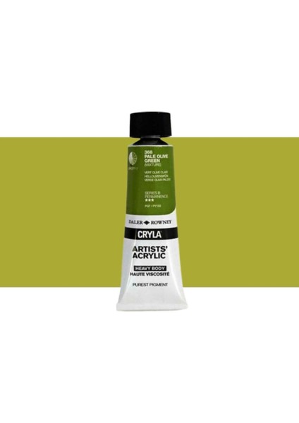 Cryla Heavy Body Artists' Akrilik Boya 75ML N:368 Pale Olive Green