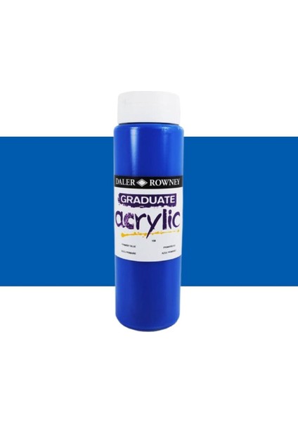 Graduate Akrilik Boya 500ML Primary Blue