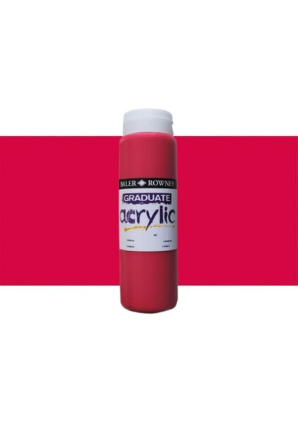 Graduate Akrilik Boya 500ML N:542 Crimson