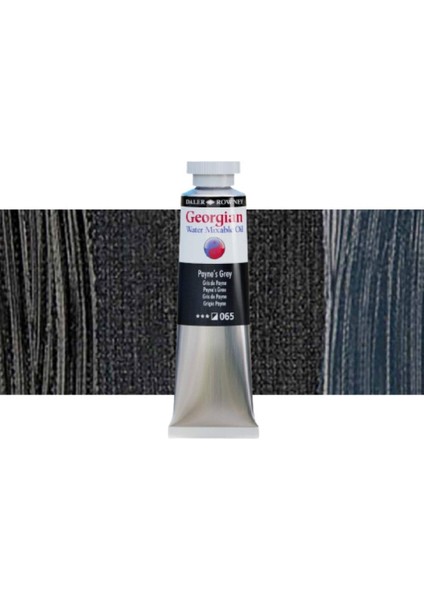 Georgian Water Mixable Oil Su Bazlı Yağlı Boya 37ML 065 Paynes Grey