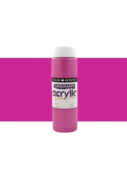 Graduate Akrilik Boya 500ML N:722 Metallic Pink