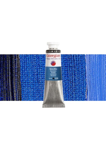 Georgian Water Mixable Oil Su Bazlı Yağlı Boya 37ML 129 Sevres Blue