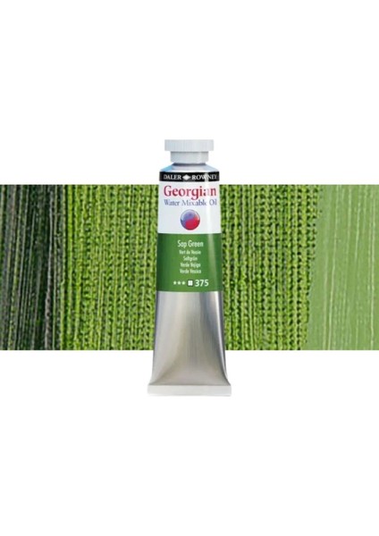 Georgian Water Mixable Oil Su Bazlı Yağlı Boya 37ML 375 Sap Green