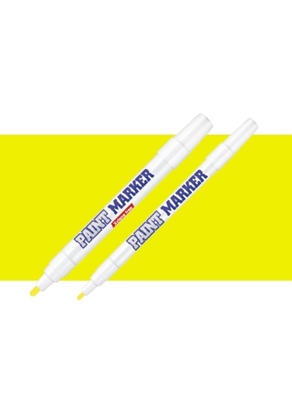 Paint Marker Kalem 2'li Set Sarı