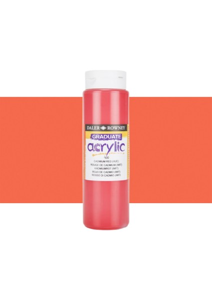 Graduate Akrilik Boya 500ML N:500 Cadmium Red Hue