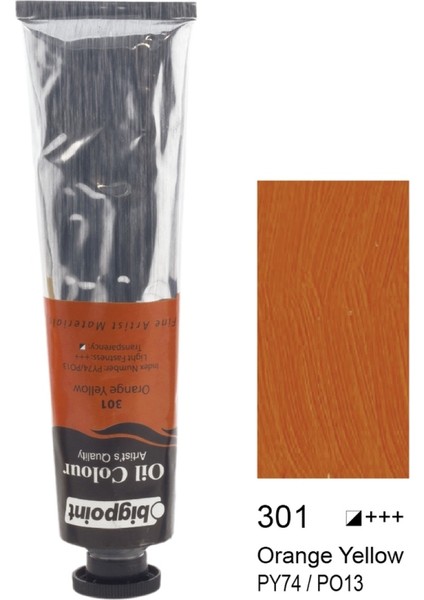 Fine Artist's Yağlı Boya 200ML Orange Yellow 301