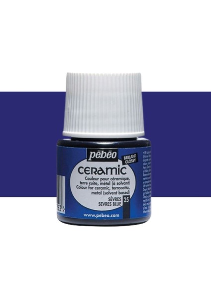 Seramik Boyası 45ML Sevres Blue 25