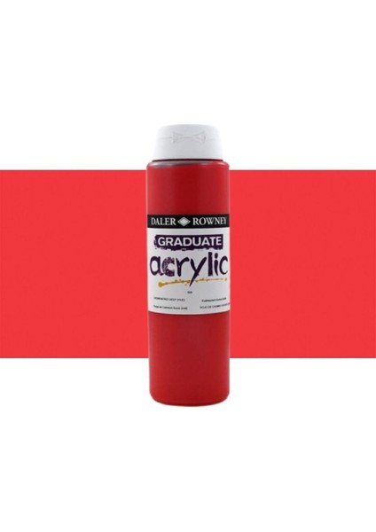 Graduate Akrilik Boya 500ML N:504 Cadmium Red Deep