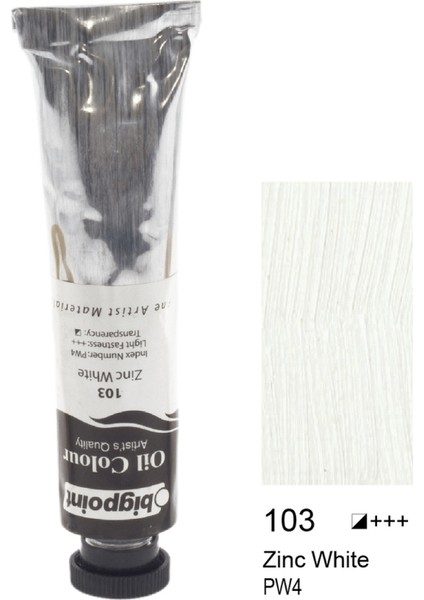 Fine Artist's Yağlı Boya 45 ml Zinc White 103