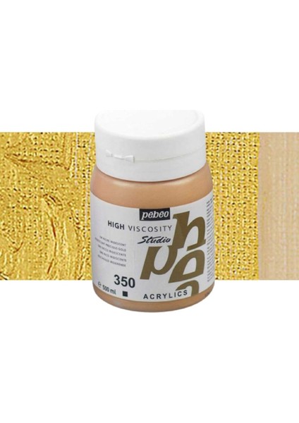 Akrilik Boya Studio 500ML Iridescent Precious Gold 350