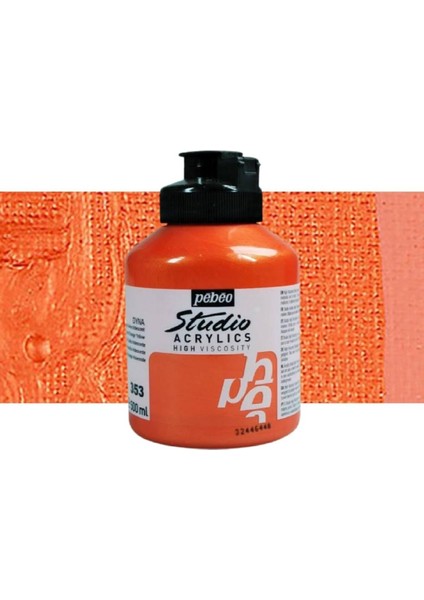 Akrilik Boya Studio 500ML Iridescent Orange Yellow (Dyna) 353