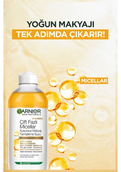 Micellar Temizleme Suyu Çift Fazlı Argan 2 Adet 400 ml indirimleri