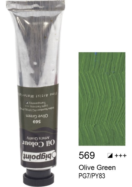 Fine Artist's Yağlı Boya 45 ml Olive Green 569