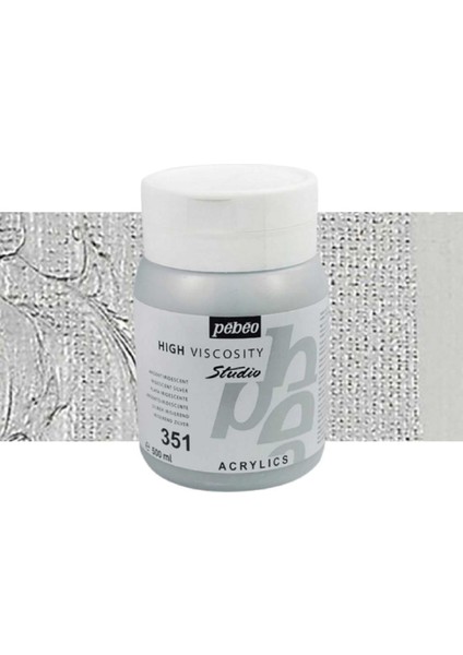 Akrilik Boya Studio 500ML Iridescent Silver 351