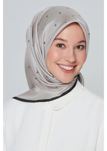 Nostalji Serisi Twill Ipek Eşarp 8259D-83
