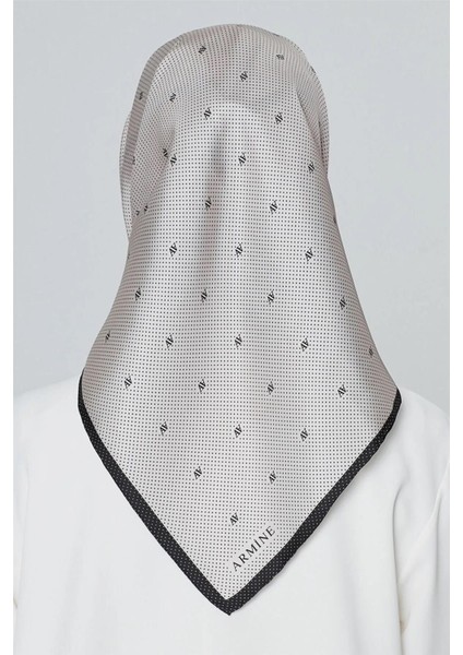Nostalji Serisi Twill Ipek Eşarp 8259D-83