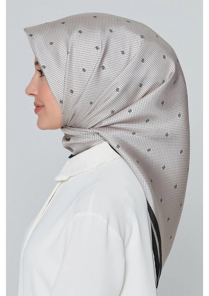 Nostalji Serisi Twill Ipek Eşarp 8259D-83