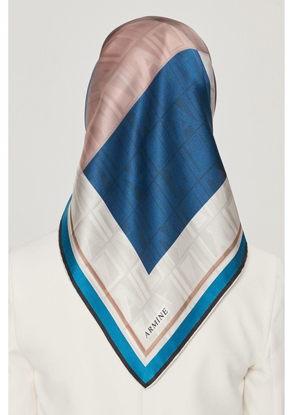 Nostalji Serisi Twill Ipek Eşarp 8516D-37